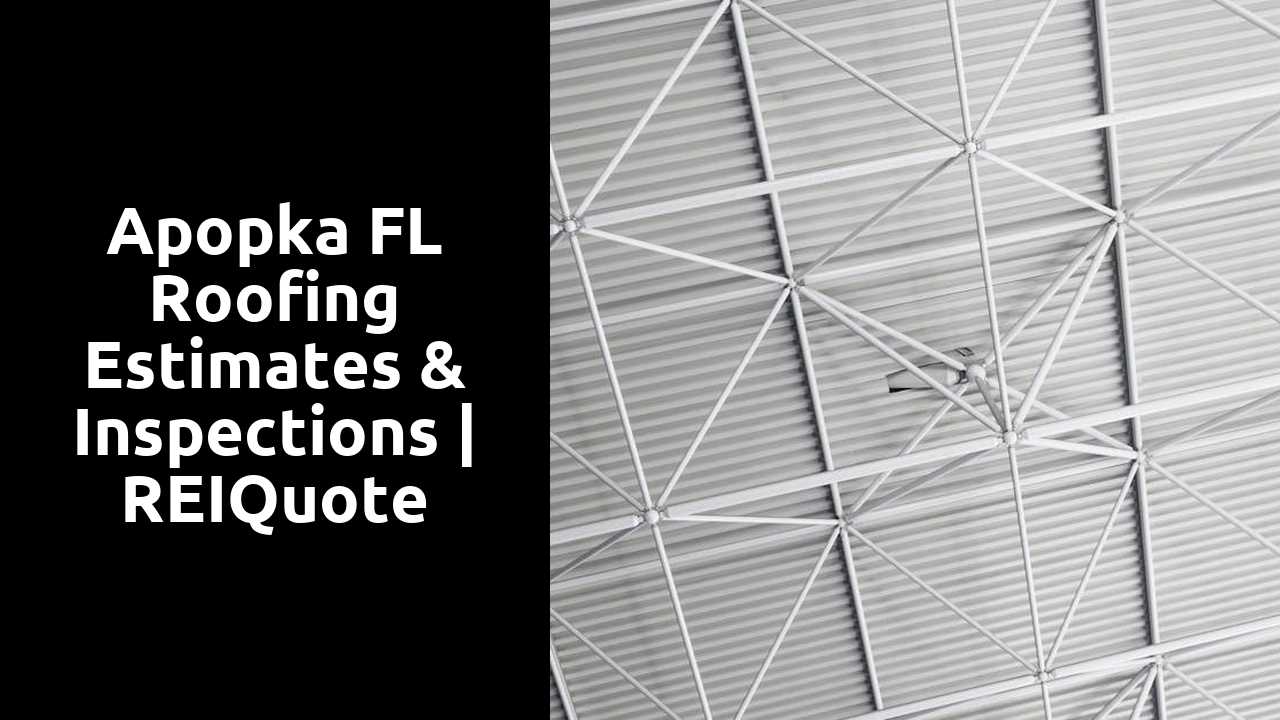Apopka FL Roofing Estimates & Inspections | REIQuote