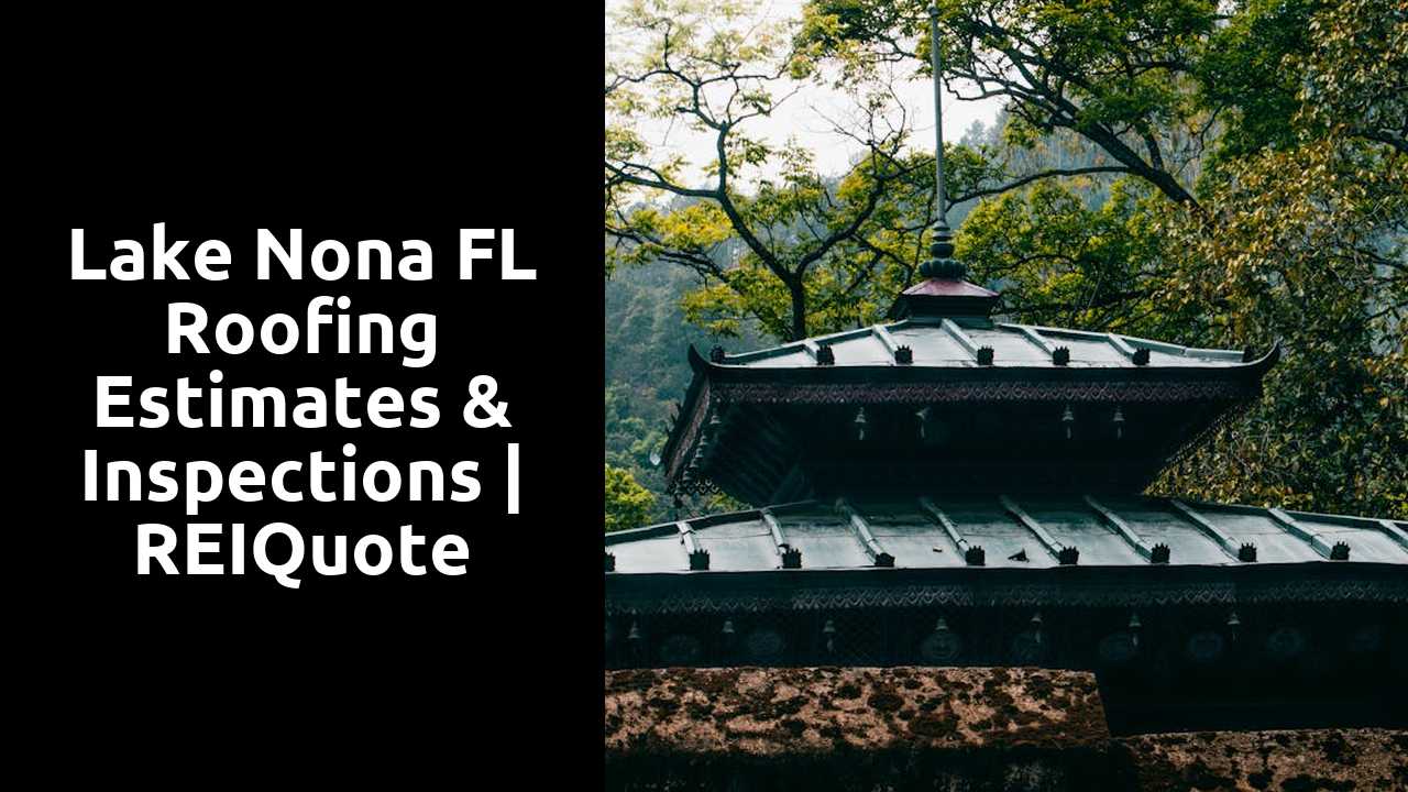 Lake Nona FL Roofing Estimates & Inspections | REIQuote
