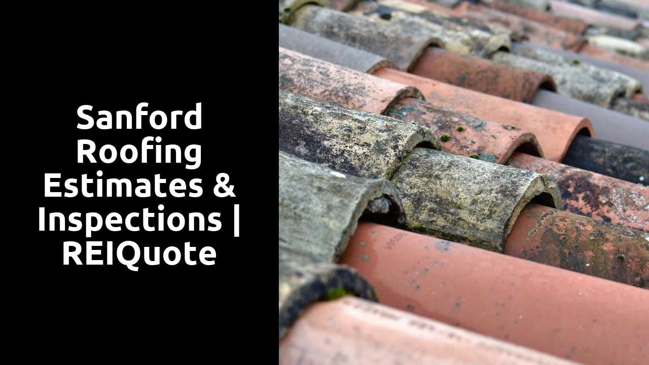 Sanford Roofing Estimates & Inspections | REIQuote